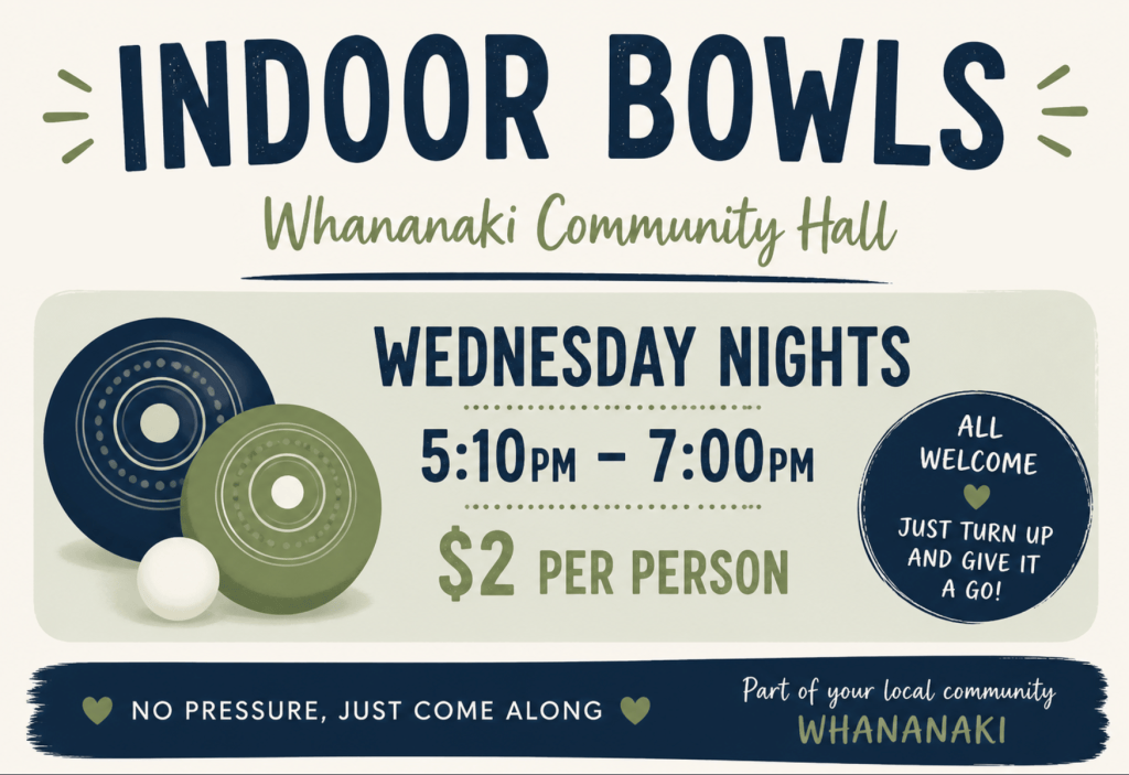 Whananaki Indoor Bowls